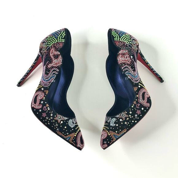 *NEW Christian Louboutin Hot Chick Limited Edition Crystals Embellished Pumps 36 - Picture 8 of 12